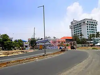 Port Road near The Quilon Beach 5-star Hotel