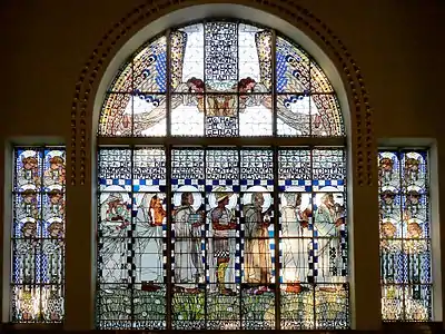 Stained glass windows by Koloman Moser