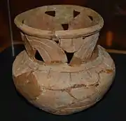 Artifact on display at Kolomoki museum