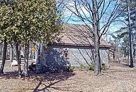 Side view of chapel