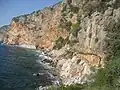 Konavle cliffs with Pasjača in the background