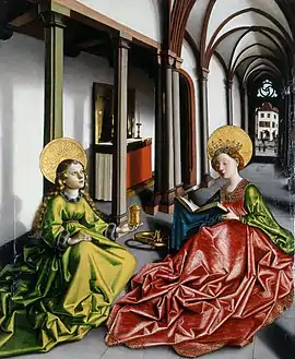 Konrad Witz: "Sts Catherine and Mary Magdalene"