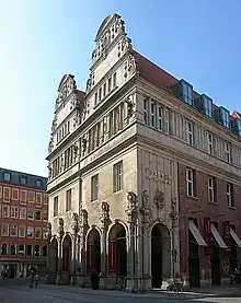 Kontorhaus am Markt in Bremen, repurposed in 1912 as a branch of Disconto-Gesellschaft