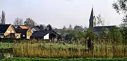 Buildings along the footpath from Korbeek-Dijle to Heverlee