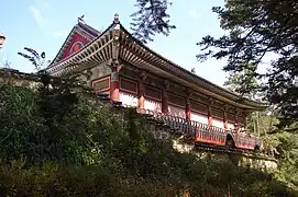 One of the entrance gates at Woljeongsa