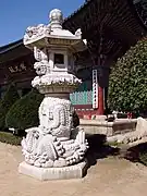 Stone Lantern at Woljeongsa