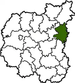 Raion location in Chernihiv Oblast