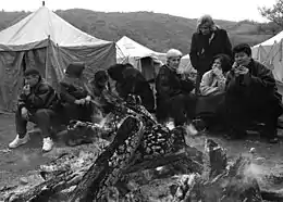 Image 106Kosovo Serb refugees in 1999 (from Yugoslav Wars)