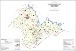 Map showing Kalyanmal (#839) in Kothwan CD block