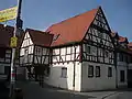 Old half-timbered house in Münzesheim