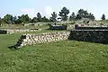 Ruins of the medieval fortress of Krakra near Pernik