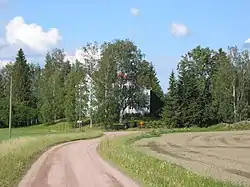 Former village school in Kreivilä.