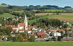 Southwest view of Krumbach