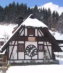 Schonach. Completed in 1980, it is the first world's largest cuckoo clock. In 1984 made it into the Guinness Book of Records.