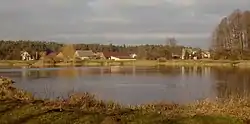 Pond in the village