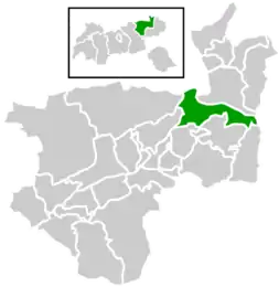 Location within Kufstein district