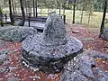 Kuhankuono Boundary stone in Kurjenrahka National Park