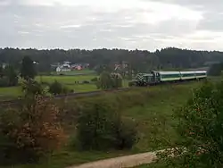 Railway in Kulesze-Litewka