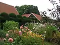 Farm garden in a courtyard in Wulften