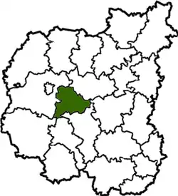 Raion location in Chernihiv Oblast