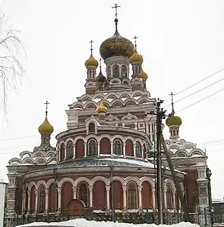 The Church of St Nicola, Kungur, Russia, has an apse and wide ambulatory.