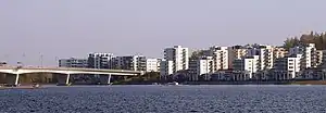 Kuokkala Bridge connects the district to the downtown