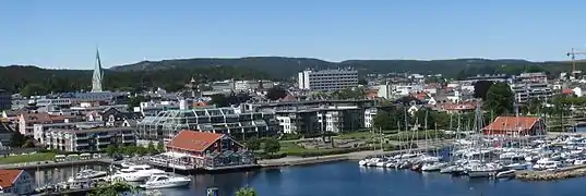 Kvadraturen seen from Odderøya