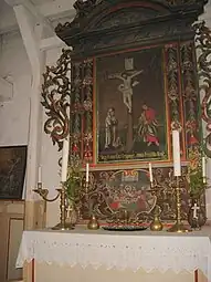 View of the altar