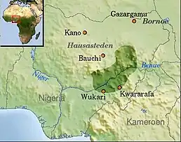 Location of Wukari Federation