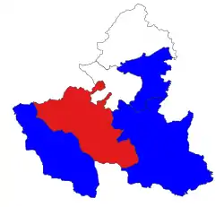 Location in Kyaukme district