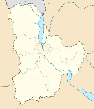 Hrebinky is located in Kyiv Oblast