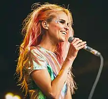 Kyla La Grange performing live.