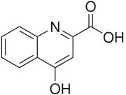 Chemical structure of kynurenic acid