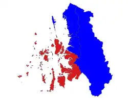 Location in Myeik district