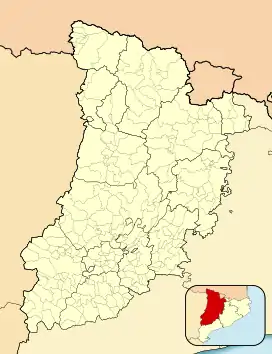 Gramenet is located in Province of Lleida