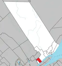 Location within La Côte-de-Beaupré RCM