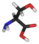 3D structure of L-serine