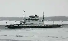 Image 35The Cumberland ice-breaking ferry headed toward Grand Isle in winter (from Vermont)