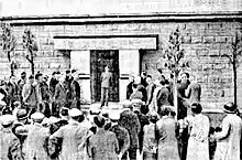 Sacred hour at the monument of Langemarck (10 July 1932)