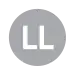 Slate gray "LL" train symbol in use from 1979 to 1985