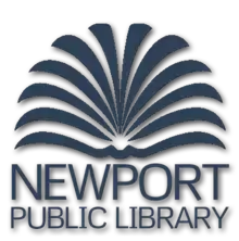 The logo of the Newport Public Library