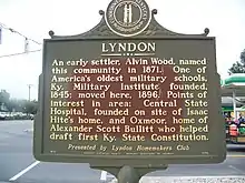 Kentucky historical marker