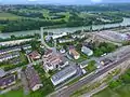 La Plaine, aerial view