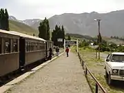 The Old Patagonian Express at Esquel station.