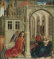 Annunciation (1420–1425), Robert Campin, Prado