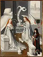 Annunciation with donor portrait, said to be García Álvarez de Toledo, 1st Duke of Alba