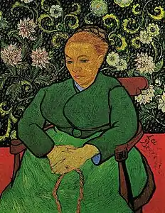 La Berceuse (Augustine Roulin), December 1888, Kröller-Müller Museum, Otterlo, Netherlands (F504)