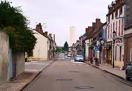 The main road in La Bussière