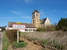 The church in La Chapelle-d'Aunainville