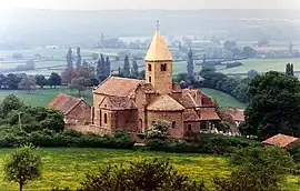 The church in La Chapelle-sous-Brancion